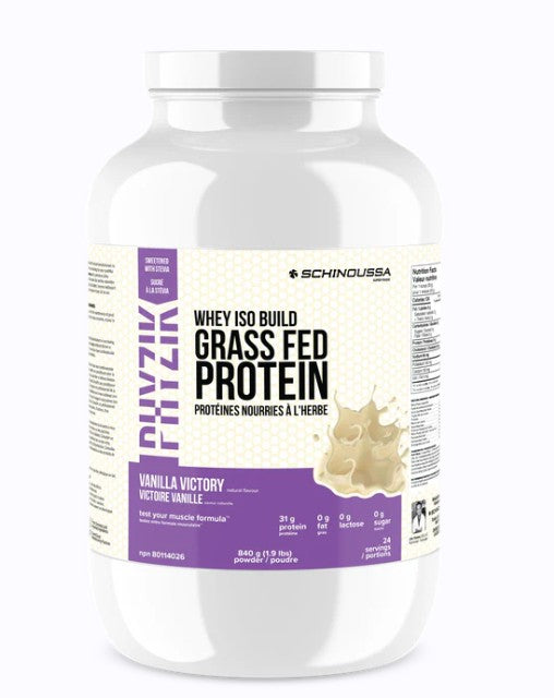 Vanilla | Schinoussa Grass-Fed Whey Iso Build 840g Vanilla