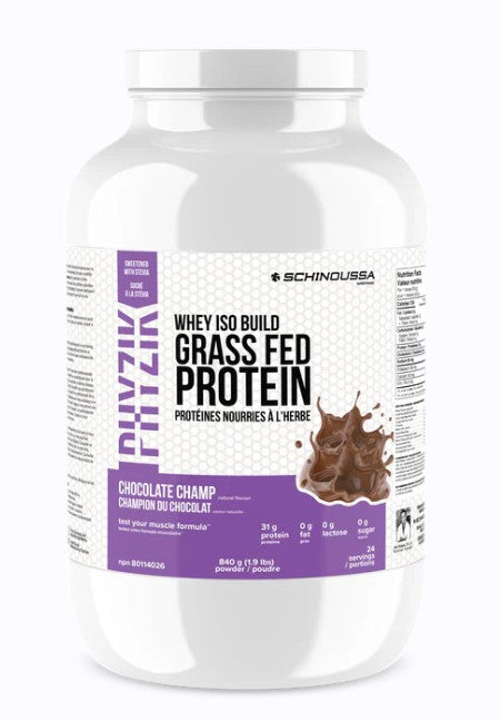 Chocolate Champ | Schinoussa Grass-Fed Whey Iso Build 840g Chocolate Champ