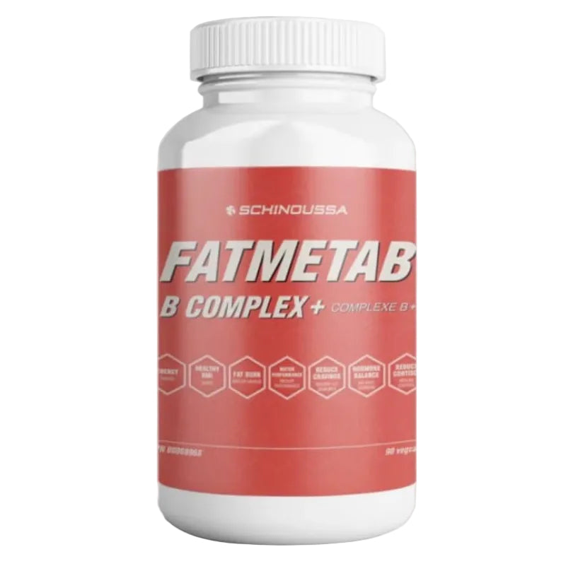 90 Vegetable Capsules | Schinoussa Fatmetab B Complex Energy Support 90 Vegetable Capsules