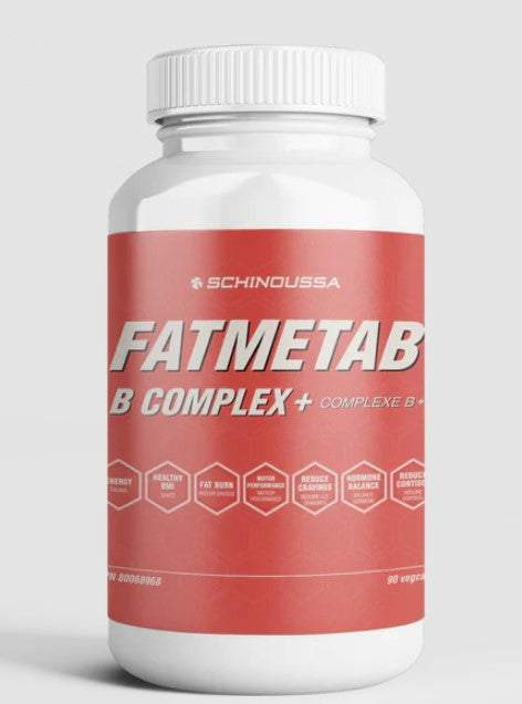 90 Vegetable Capsules | Schinoussa Fatmetab B Complex Energy Support 90 Vegetable Capsules