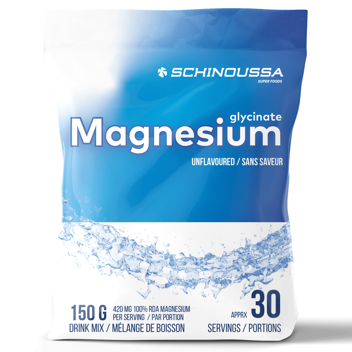 Unflavoured | Schinoussa Glycinate Magnesium Drink Mix Unflavoured