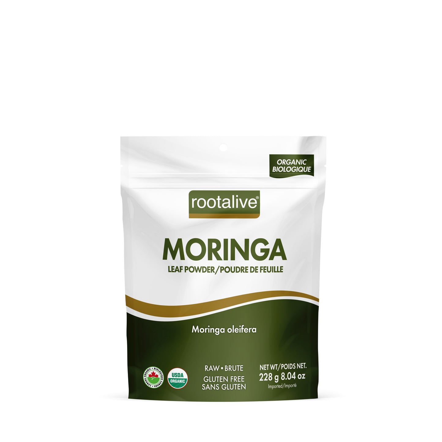 228g | Rootalive Organic Moringa Leaf Powder 228g