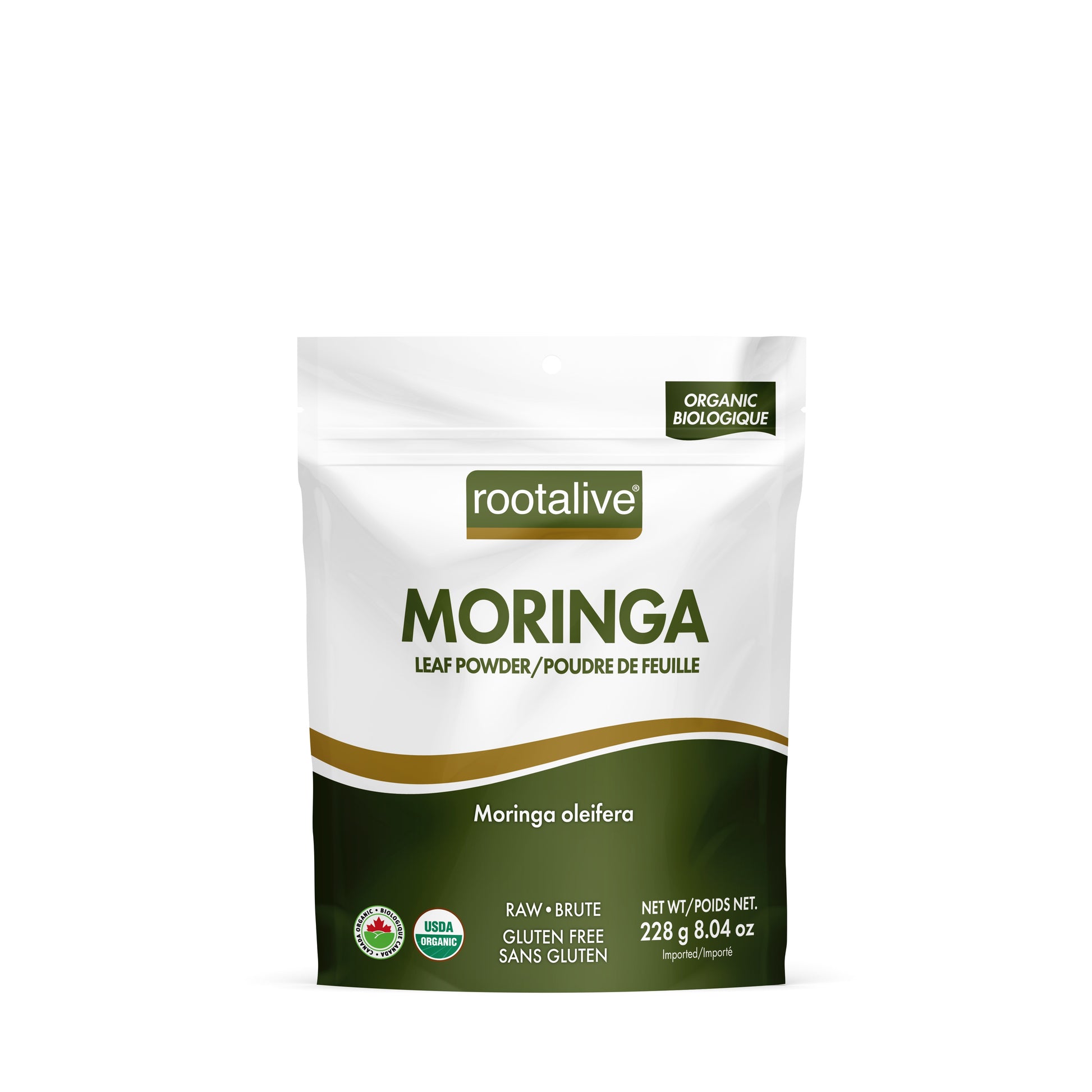 228g | Rootalive Organic Moringa Leaf Powder 228g