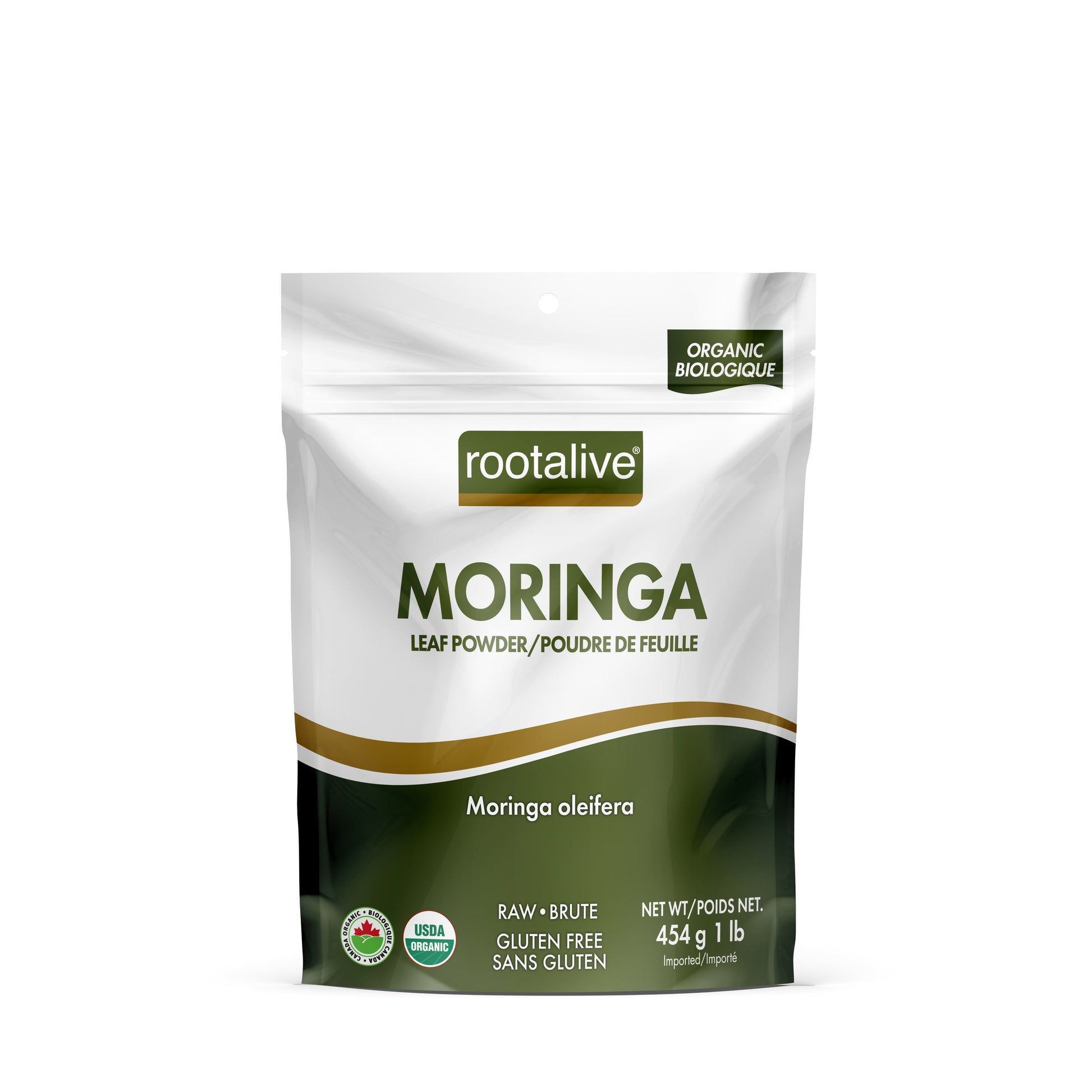 454g | Rootalive Organic Moringa Leaf Powder 454g