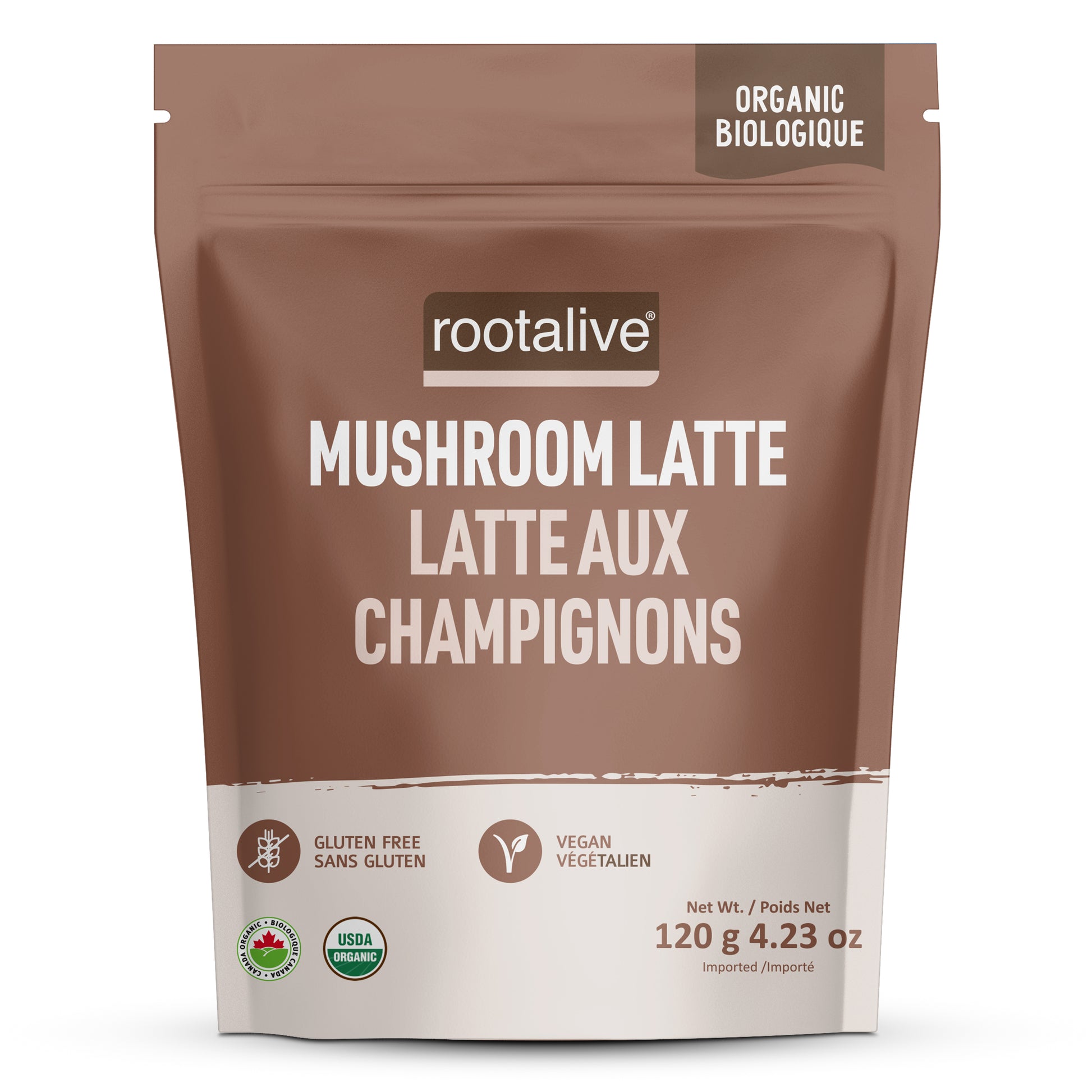 120g | Rootalive Organic Mushroom Latte 120g