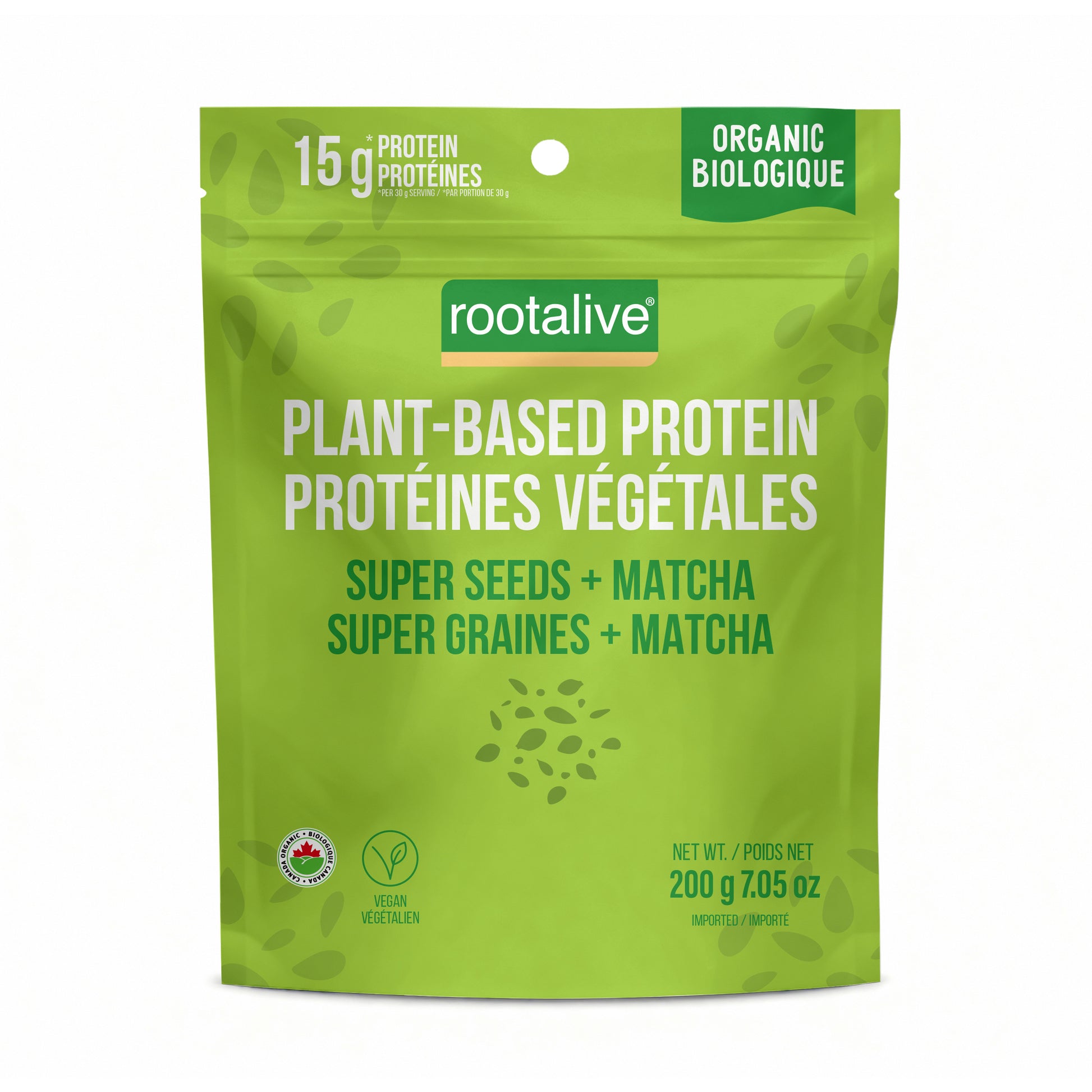 200g | Rootalive Organic Plant-Based Protein Super Seeds 200g