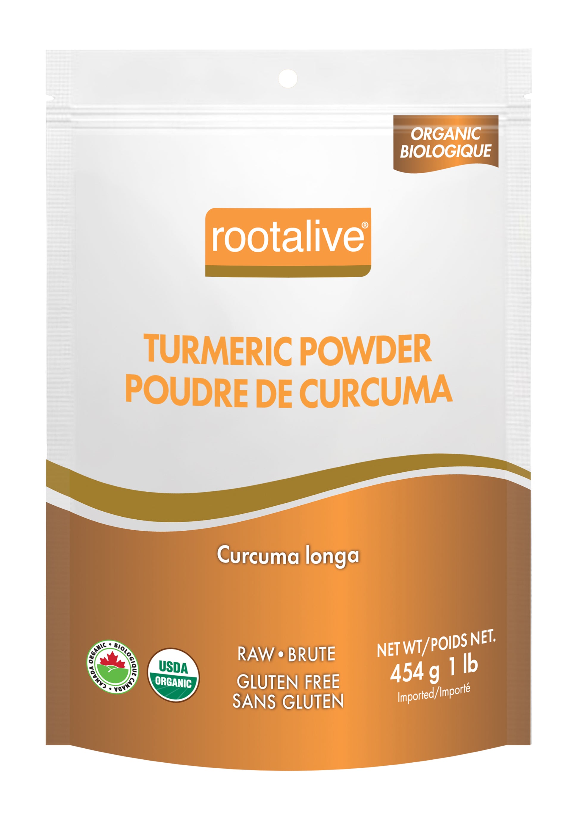 454g | Rootalive Organic Turmeric Powder 454g