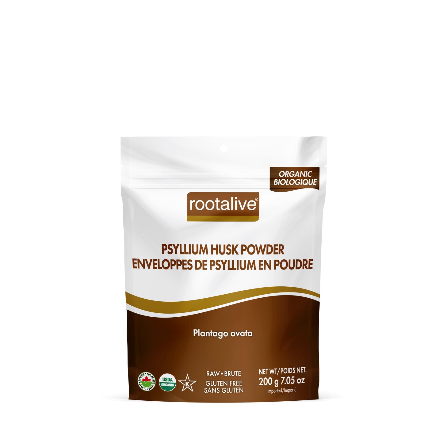 200g | Rootalive Organic Psyllium Husk Powder 200g