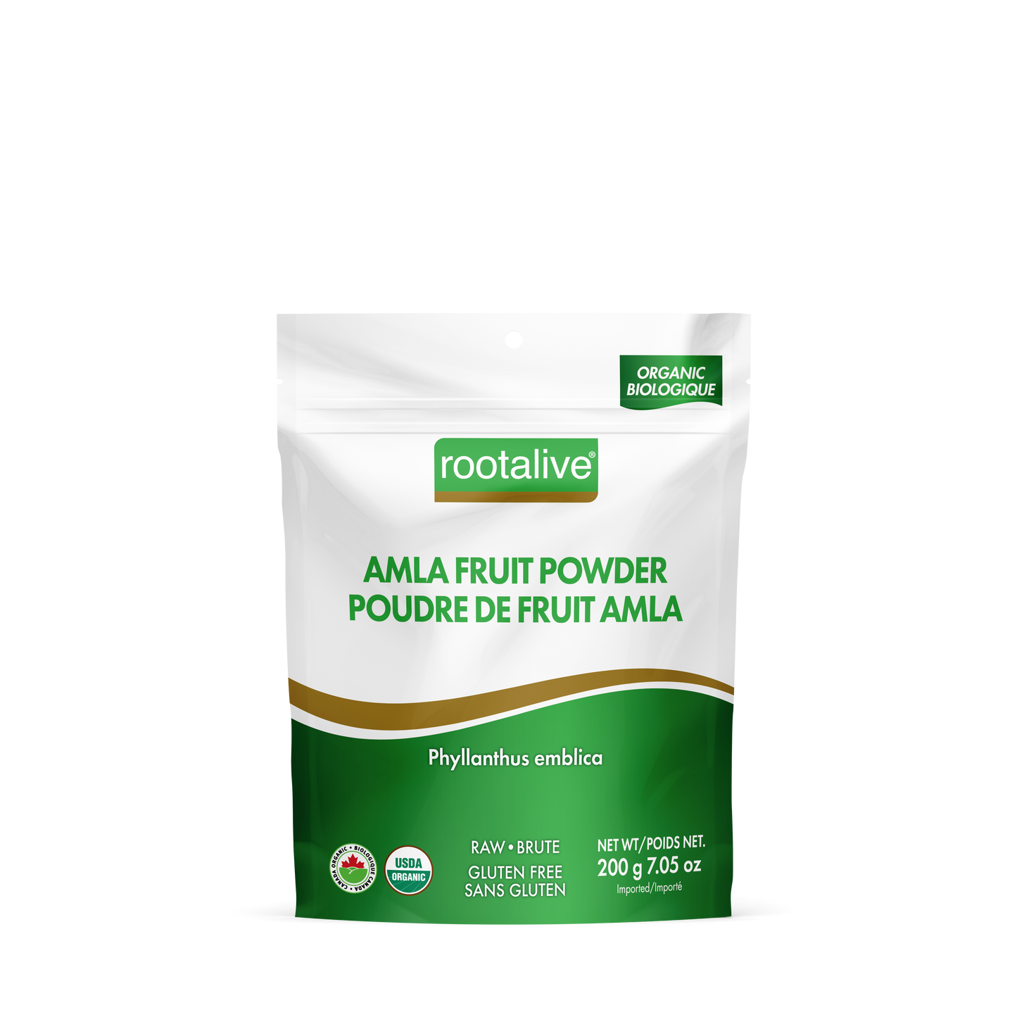 200g | Rootalive Organic Amla Fruit Powder 200g