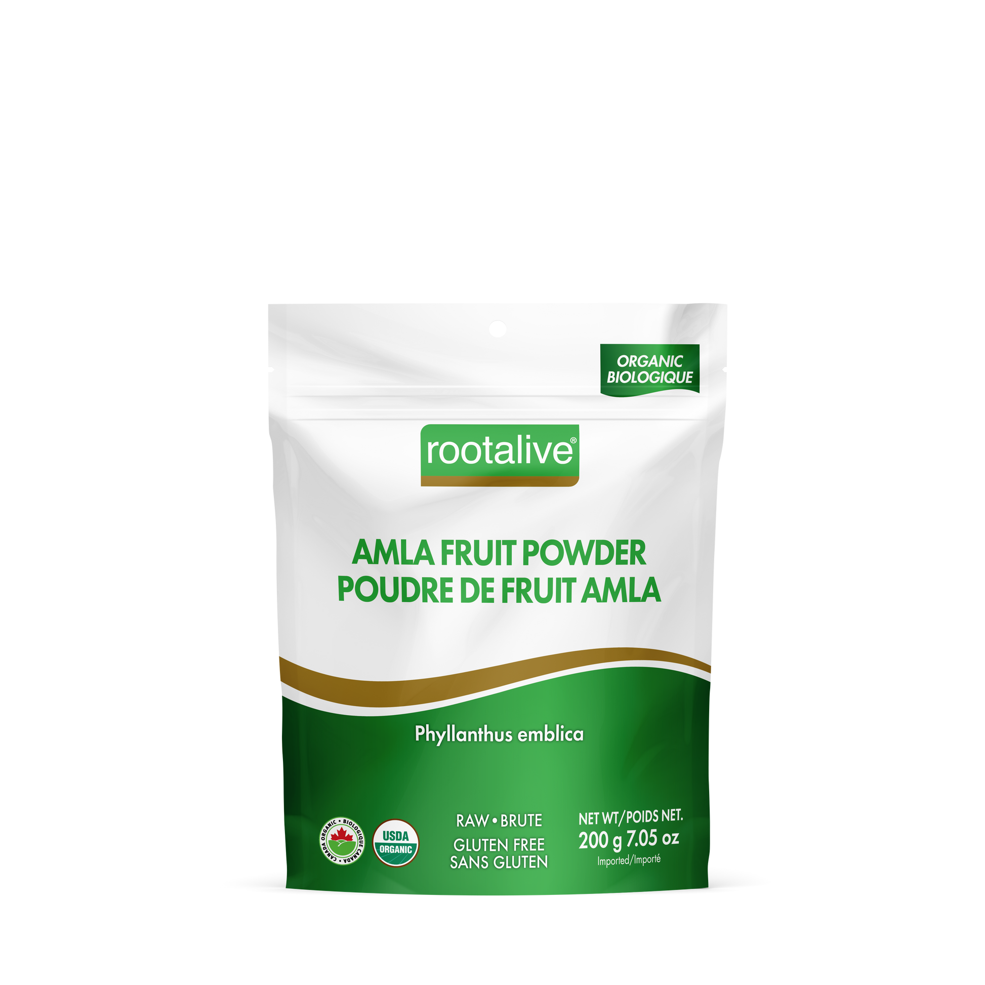200g | Rootalive Organic Amla Fruit Powder 200g