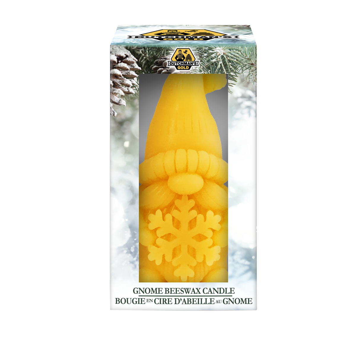 Dutchman's Gold Winter Wonderland Beeswax Candles, Gnome
