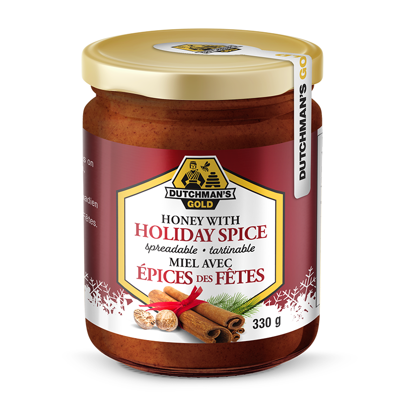 Dutchman's Gold Flavoured Honey Spreads, Holiday Spice