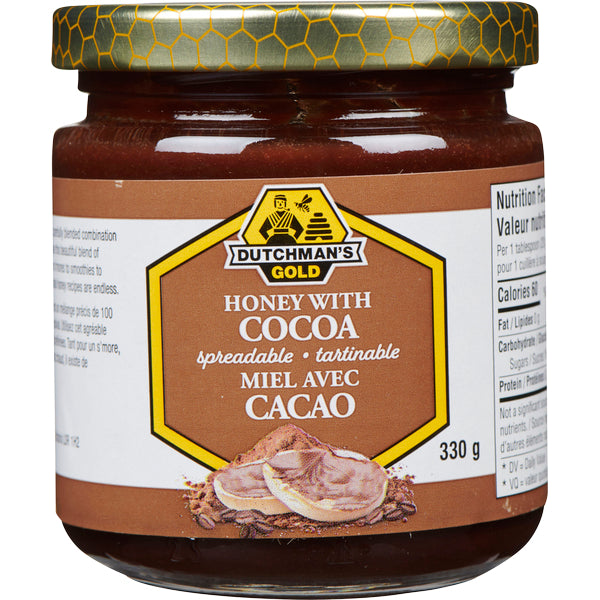 Dutchman's Gold Flavoured Honey Spreads, Cocoa