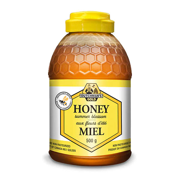 Dutchman's Gold Summer Blossom Honey, 500g Squeeze Hive