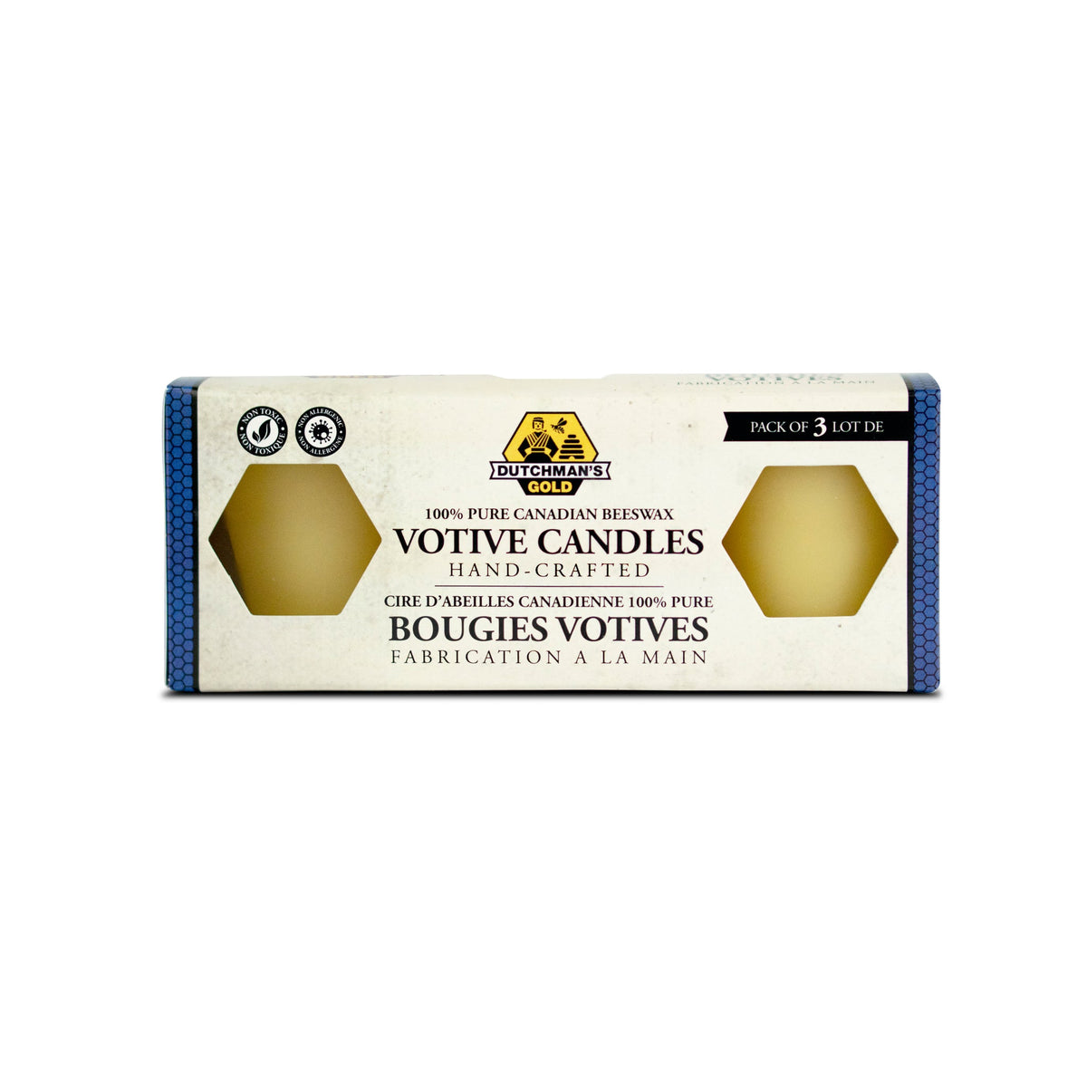 Dutchman's Gold Beeswax Votive Candles