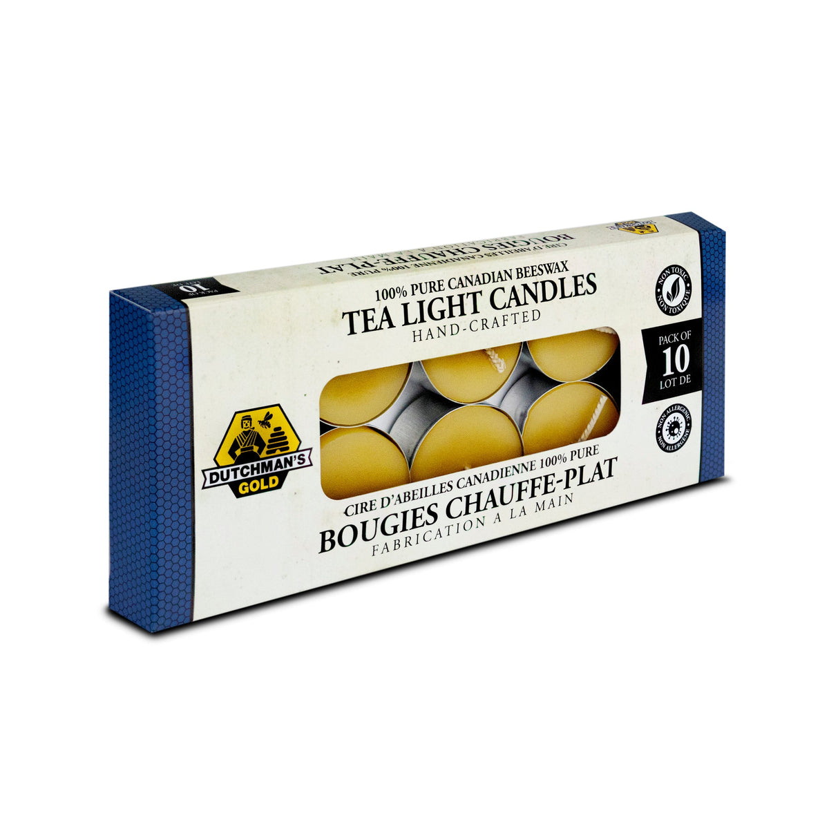 Dutchman's Gold Beeswax Tea Lights