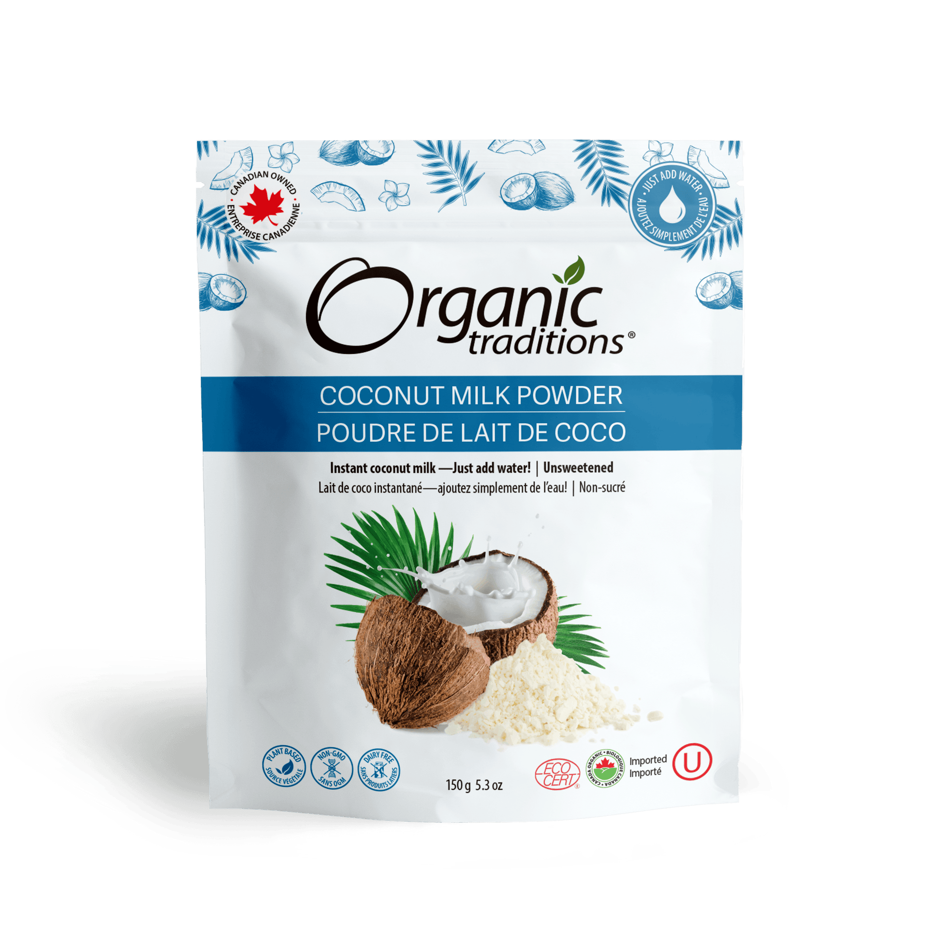 150g | Organic Traditions Coconut Milk Powder 150g