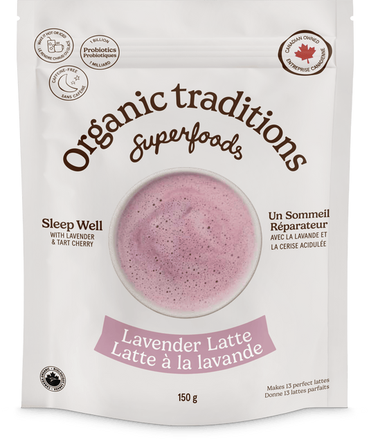 150g | Organic Traditions Lavender Latte 150g