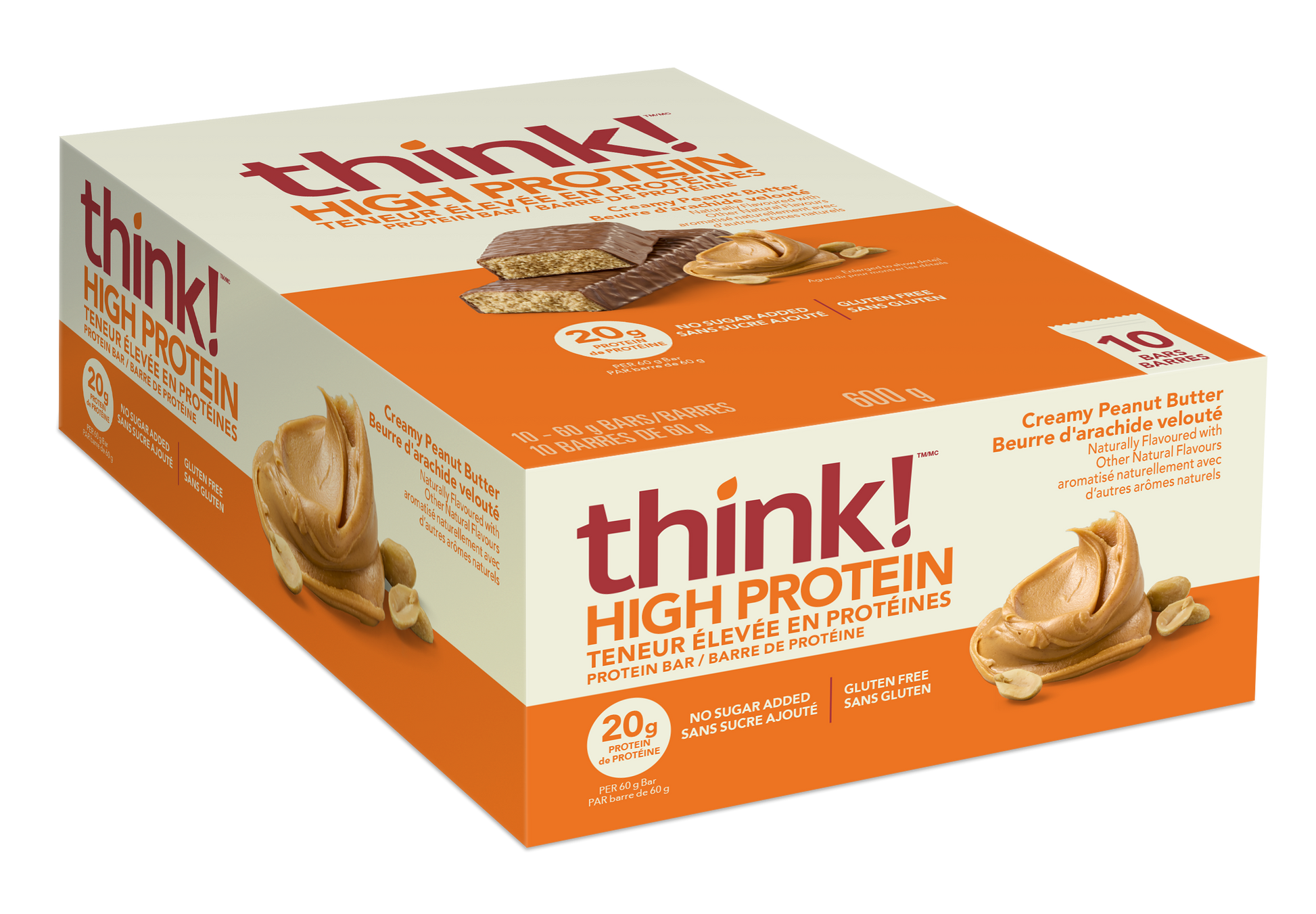 think! High Protein Bar Creamy Peanut Butter