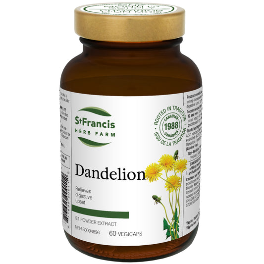60 Capsules | St. Francis Dandelion Capsules 60 Capsules