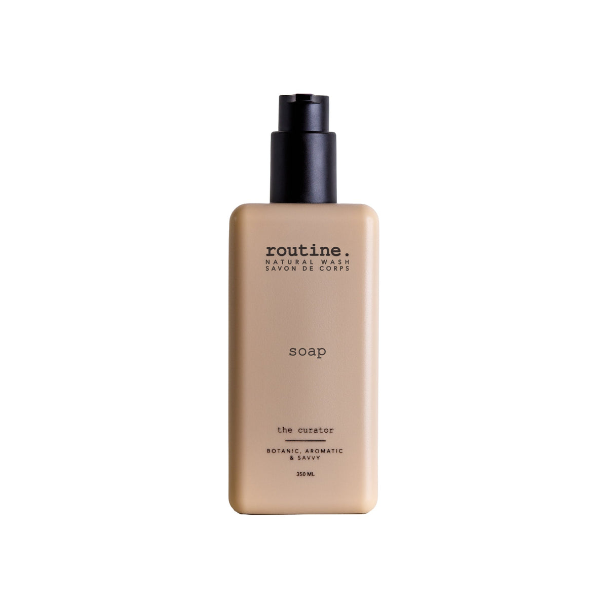 Routine Hand and Body Wash with Botanical Essential Oils, Creamy Natural Soap for Hands and Body, 7 Signature Scents, 350ml - The Curator