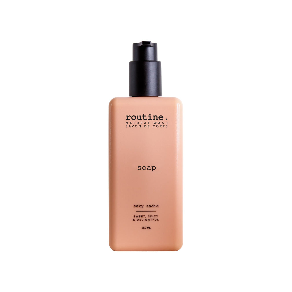 Routine Hand and Body Wash with Botanical Essential Oils, Creamy Natural Soap for Hands and Body, 7 Signature Scents, 350ml - Sexy Sadie