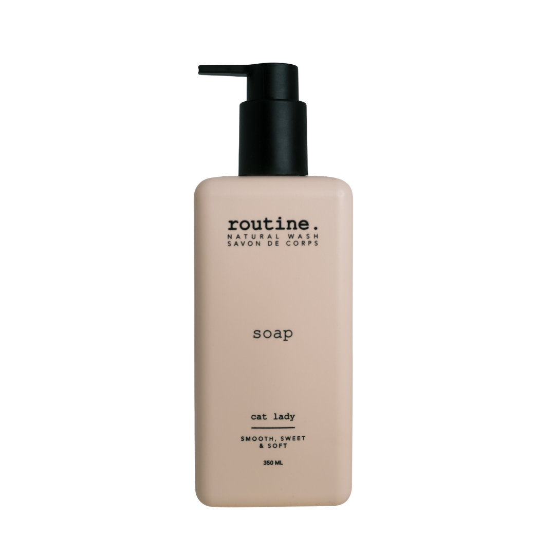 Routine Hand and Body Wash with Botanical Essential Oils, Creamy Natural Soap for Hands and Body, 7 Signature Scents, 350ml - Cat Lady