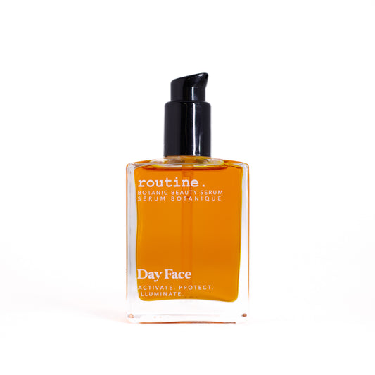 Routine Day Face Serum, Botanical Face Oil with Rosehip, Sea Buckthorn, Myrrh and Frankincense, Myrrh Bergamot Scent, Vegan, 50ml