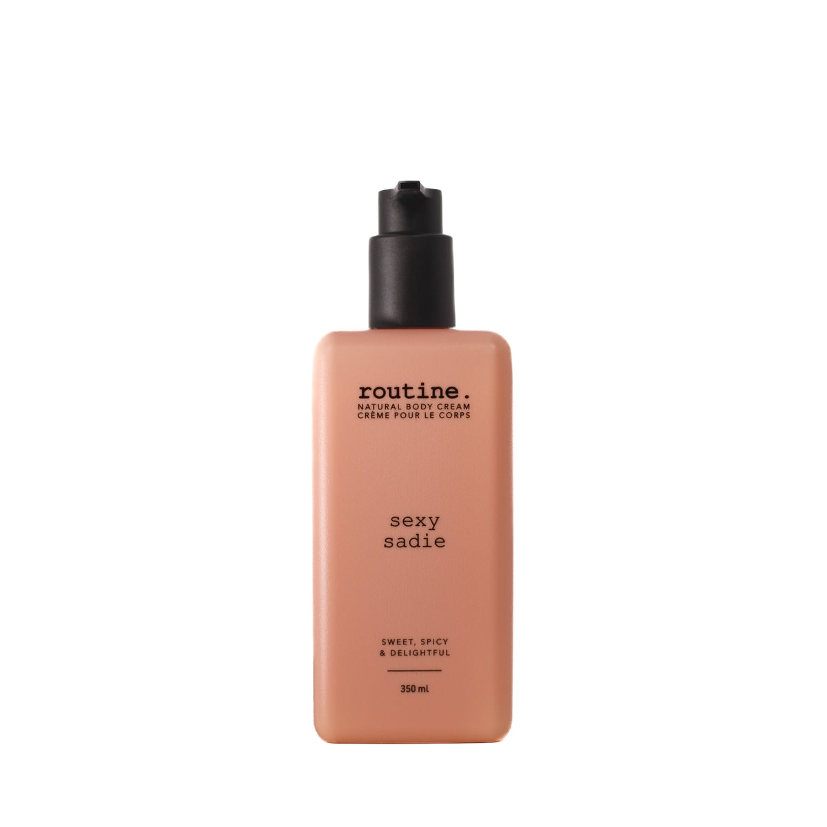 Routine Natural Body Cream with Shea Butter and Cranberry Seed Oil, Botanical Scented Moisturizer, 8 Signature Scents, 350ml - Sexy Sadie