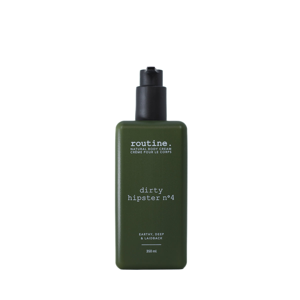 Routine Natural Body Cream with Shea Butter and Cranberry Seed Oil, Botanical Scented Moisturizer, 8 Signature Scents, 350ml - Dirty Hipster