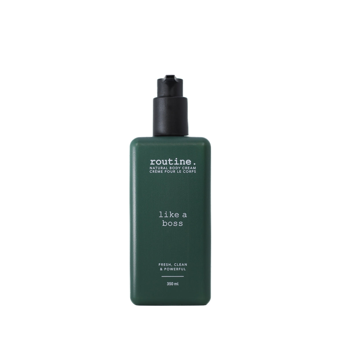 Routine Natural Body Cream with Shea Butter and Cranberry Seed Oil, Botanical Scented Moisturizer, 8 Signature Scents, 350ml - Like a Boss