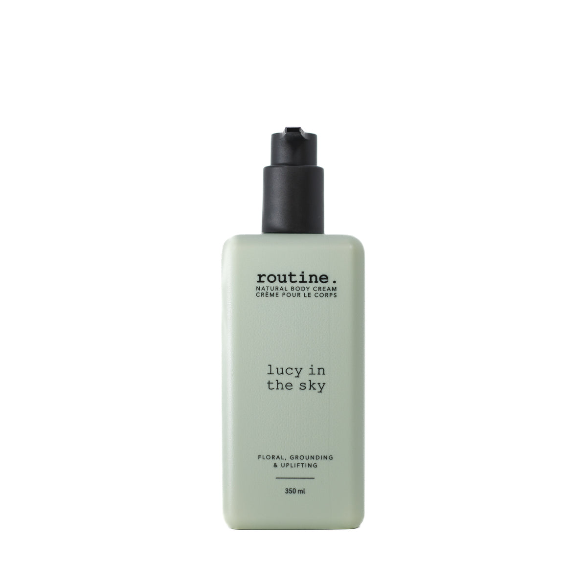 Routine Natural Body Cream with Shea Butter and Cranberry Seed Oil, Botanical Scented Moisturizer, 8 Signature Scents, 350ml - Lucy in the Sky