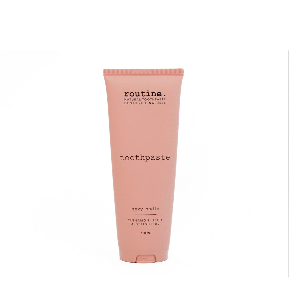 Routine Natural Toothpaste with Hydroxyapatite and Xylitol, Fluoride-Free, Cinnamon or Mint, 120ml or 20ml Mini - Sexy Sadie Cinnamon – 120ml