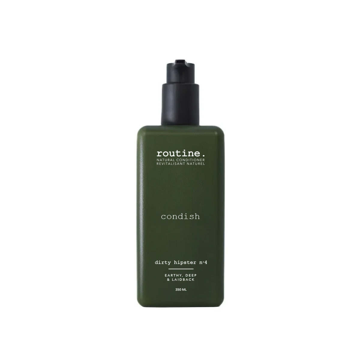 Routine Natural Conditioner with Castor Oil and Quinoa, Detangling Botanical Conditioner, Colour-Safe, Vegan, 350ml - Dirty Hipster