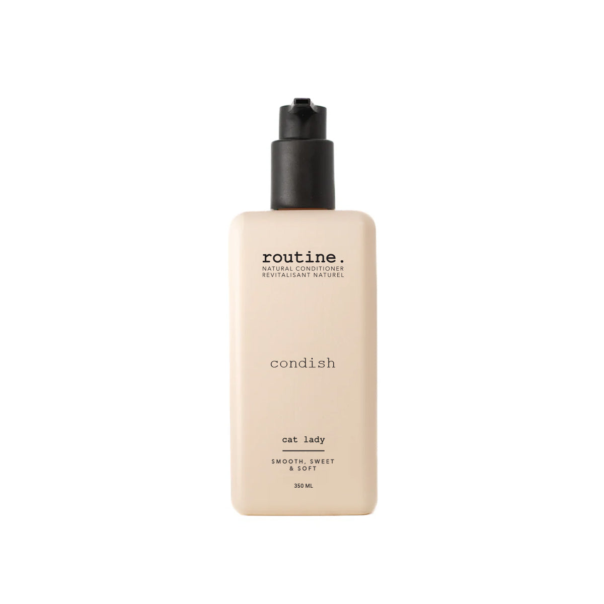 Routine Natural Conditioner with Castor Oil and Quinoa, Detangling Botanical Conditioner, Colour-Safe, Vegan, 350ml - Cat Lady