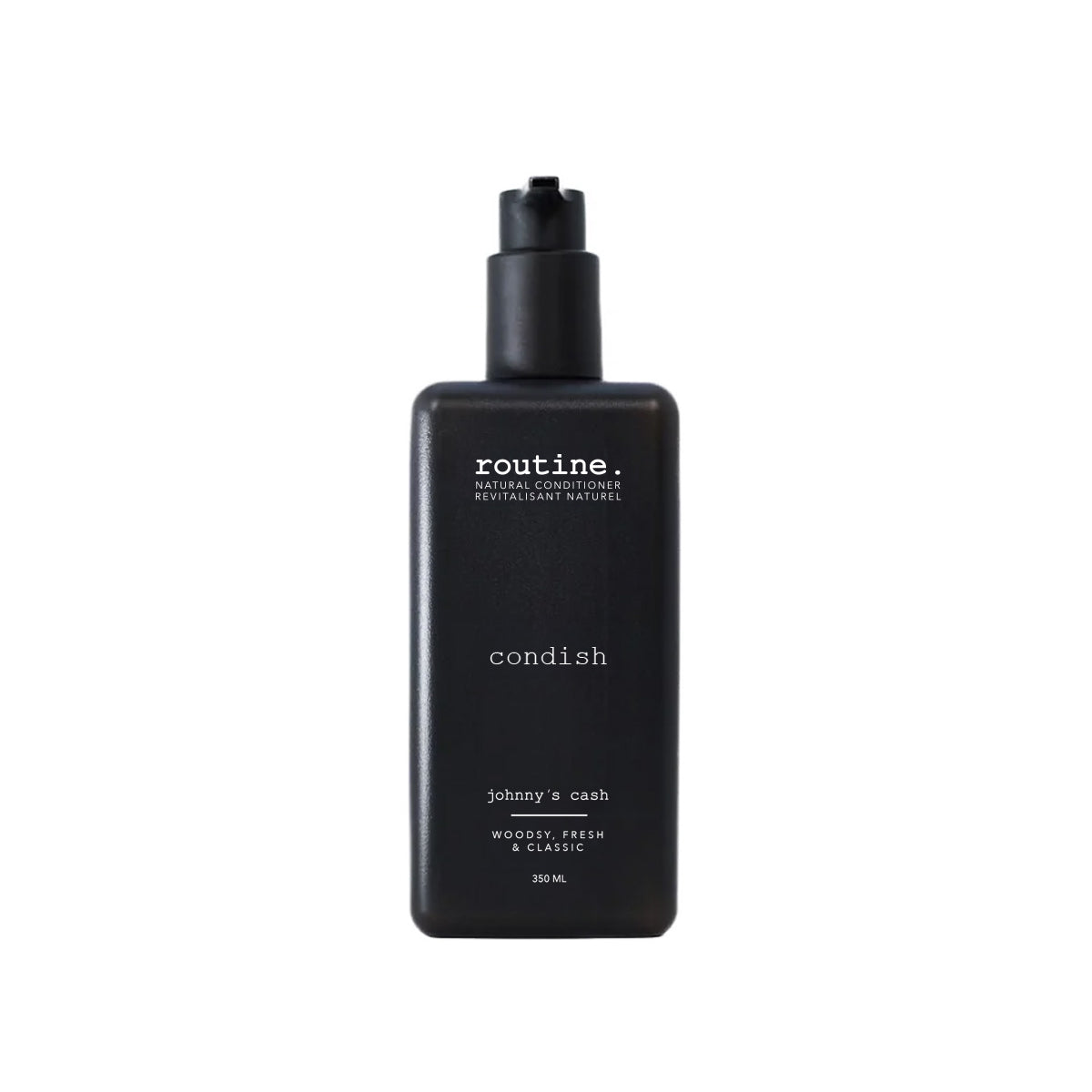 Routine Natural Conditioner with Castor Oil and Quinoa, Detangling Botanical Conditioner, Colour-Safe, Vegan, 350ml - Johnny's Cash