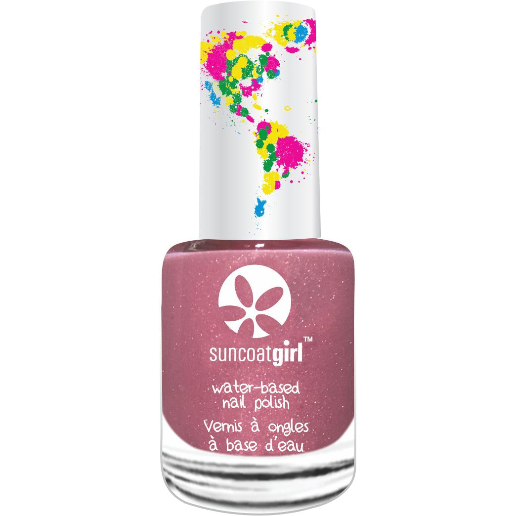 Suncoat Kids Water-Based Peelable Nail Polish, Peel-Off, Odourless, No Remover Needed, Ages 3+, 9ml, 31 Colours - Ballerina Beauty