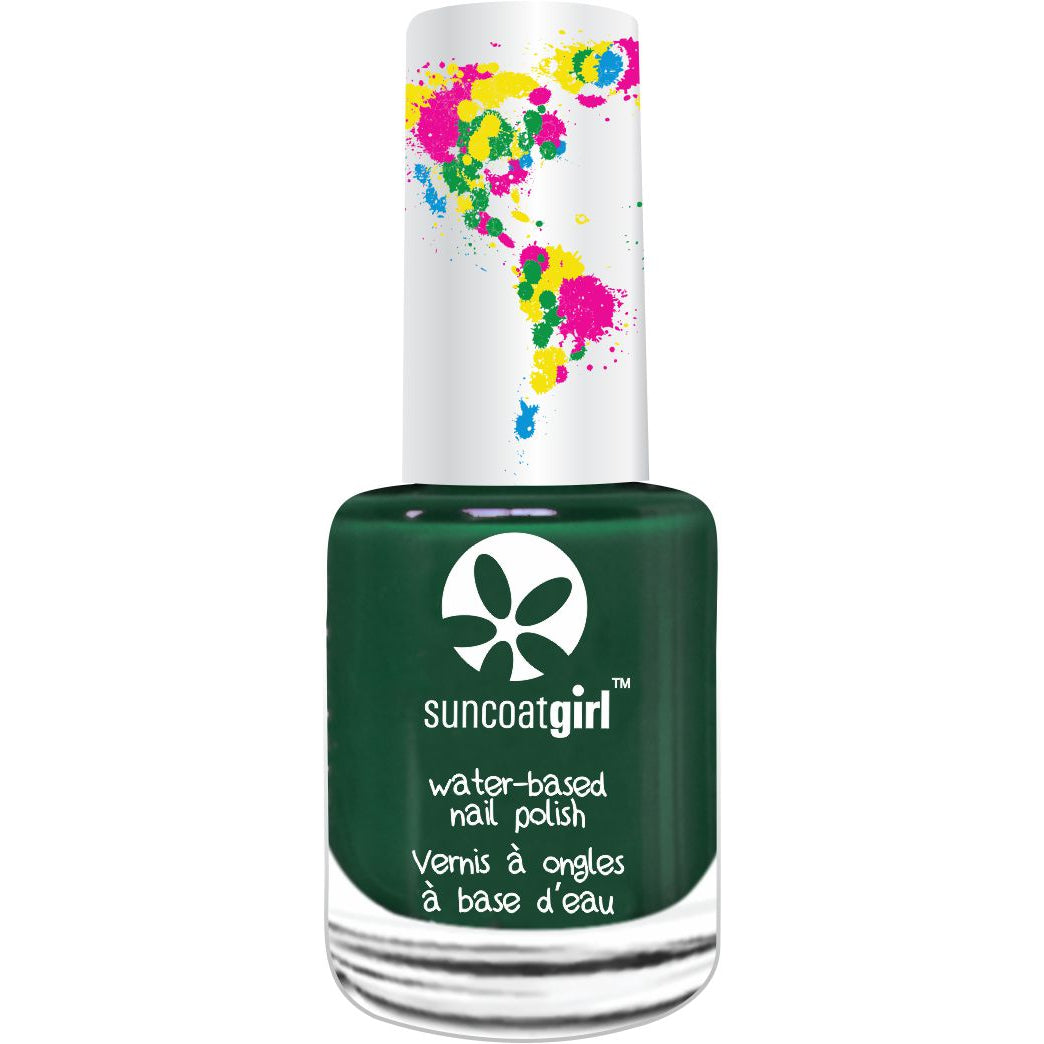 Suncoat Kids Water-Based Peelable Nail Polish, Peel-Off, Odourless, No Remover Needed, Ages 3+, 9ml, 31 Colours - Going Green