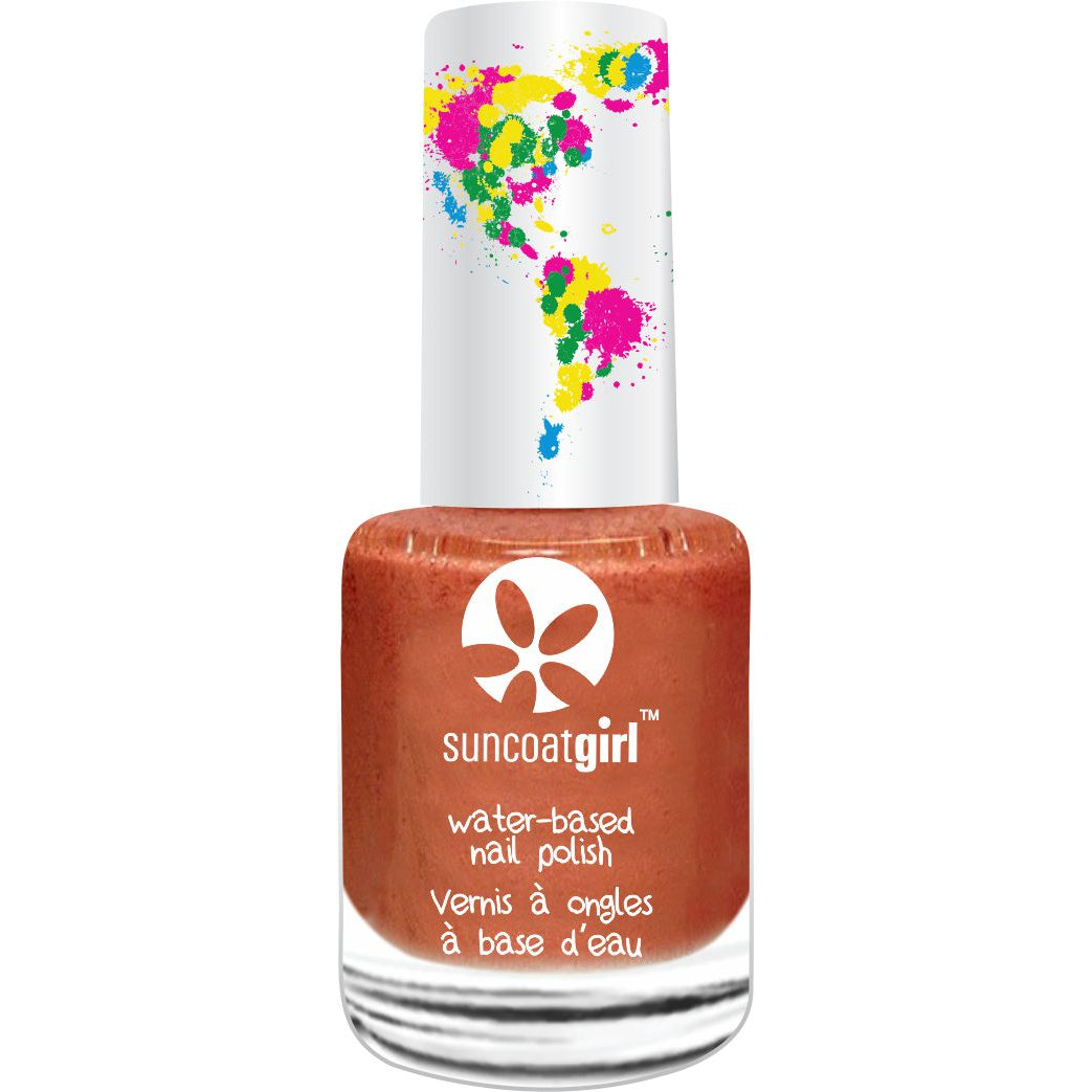 Suncoat Kids Water-Based Peelable Nail Polish, Peel-Off, Odourless, No Remover Needed, Ages 3+, 9ml, 31 Colours - Creamsicle