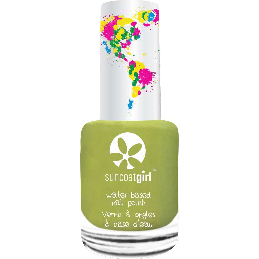 Suncoat Kids Water-Based Peelable Nail Polish, Peel-Off, Odourless, No Remover Needed, Ages 3+, 9ml, 31 Colours - Baby Frog
