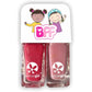 Suncoat BFF DUO Kids Water-Based Peel-Off Nail Polish 2-Pack, Odourless, Made in Canada, 10 Colour Duos - Sweeties