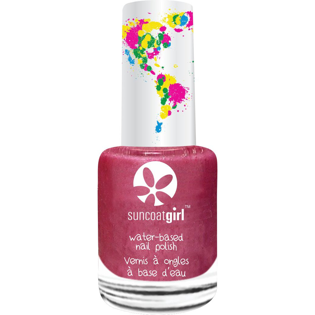 Suncoat Kids Water-Based Peelable Nail Polish, Peel-Off, Odourless, No Remover Needed, Ages 3+, 9ml, 31 Colours - Apple Blossom