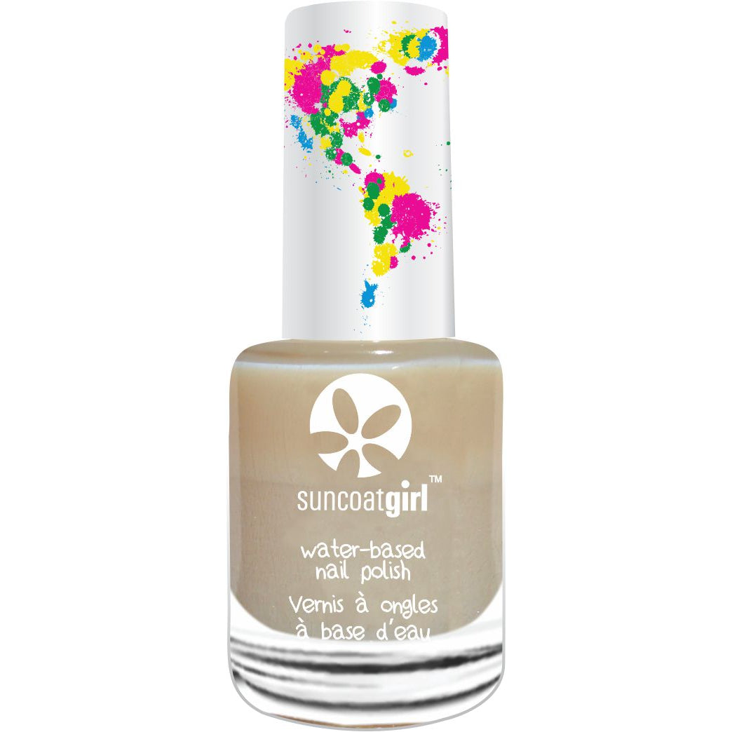 Suncoat Kids Water-Based Peelable Nail Polish, Peel-Off, Odourless, No Remover Needed, Ages 3+, 9ml, 31 Colours - Clear Gloss