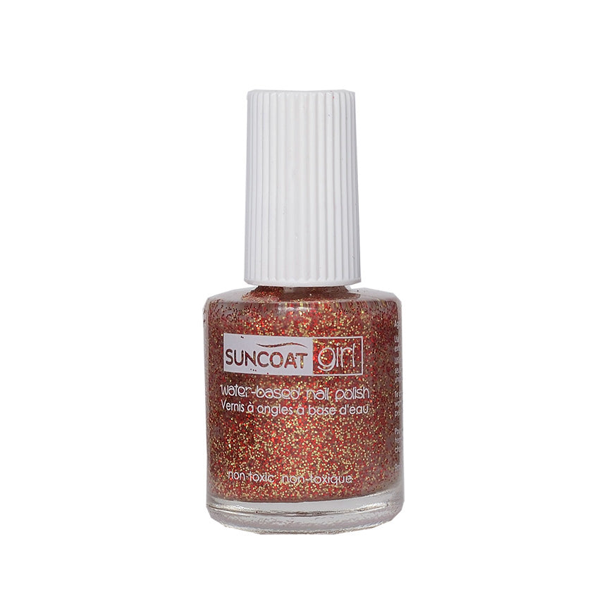 Suncoat Kids Water-Based Peelable Nail Polish, Peel-Off, Odourless, No Remover Needed, Ages 3+, 9ml, 31 Colours - Disco Ball