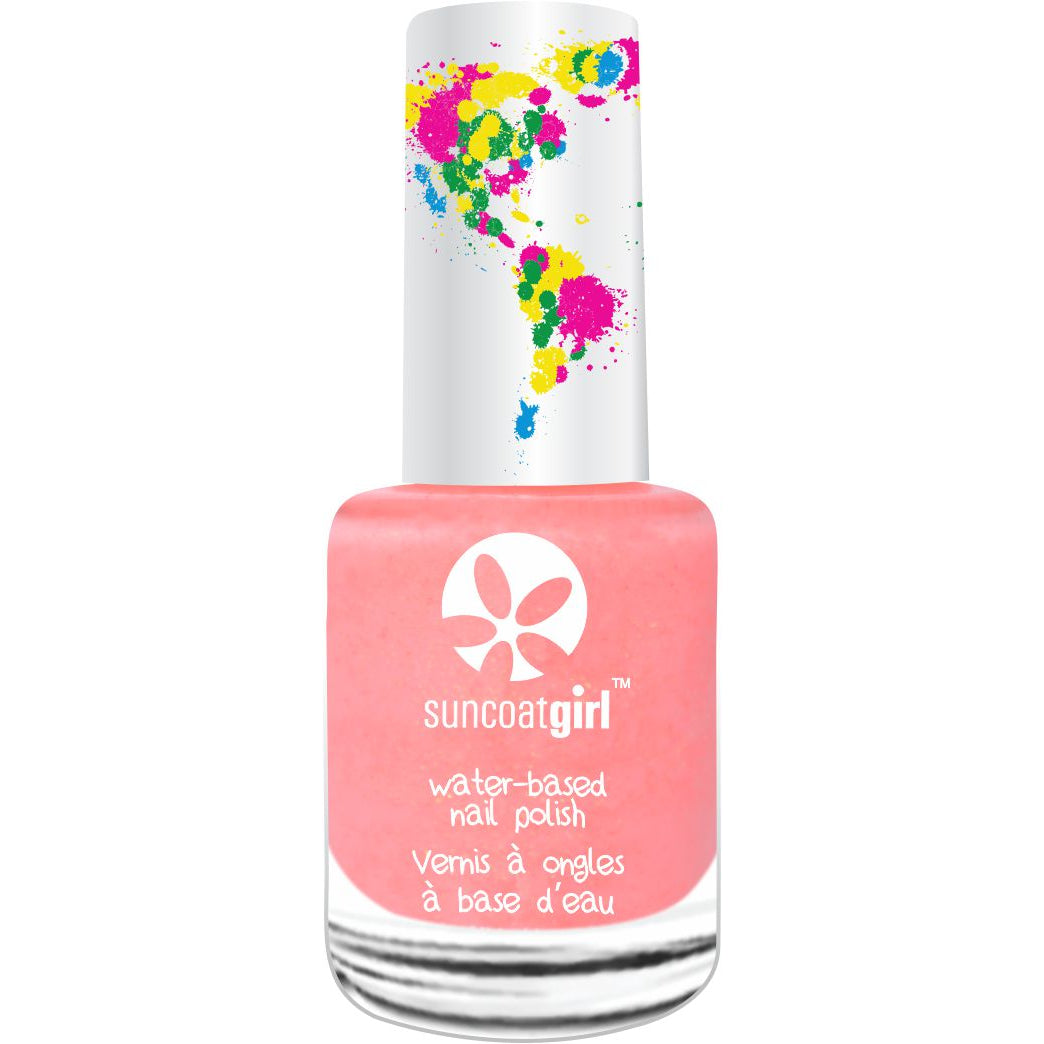 Suncoat Kids Water-Based Peelable Nail Polish, Peel-Off, Odourless, No Remover Needed, Ages 3+, 9ml, 31 Colours - Rock Star