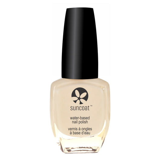 Suncoat Clear Top and Base Coat, Water-Based Nail Polish, 11ml
