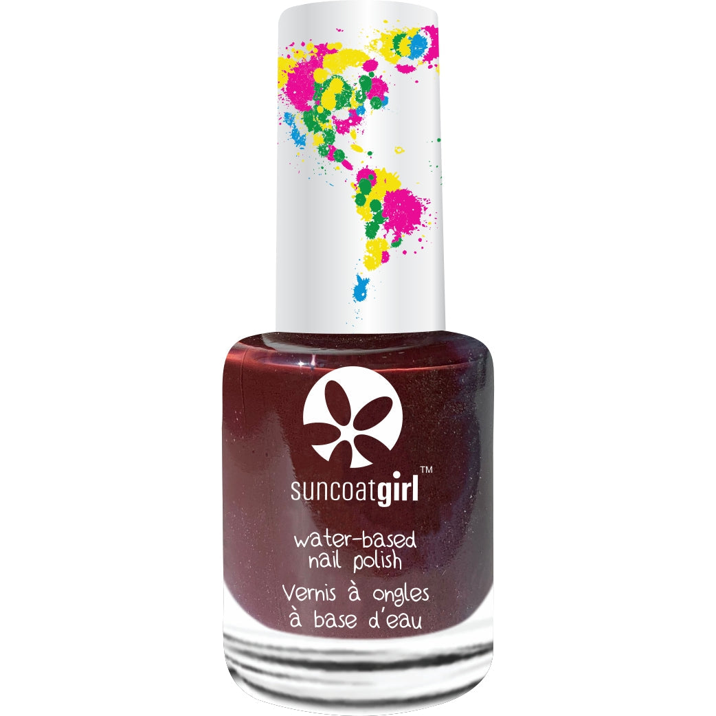 Suncoat Kids Water-Based Peelable Nail Polish, Peel-Off, Odourless, No Remover Needed, Ages 3+, 9ml, 31 Colours - Girl Power