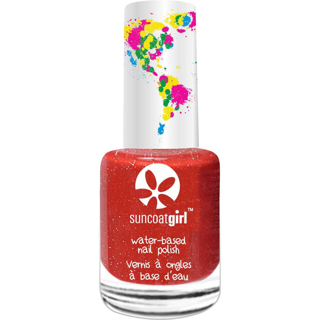 Suncoat Kids Water-Based Peelable Nail Polish, Peel-Off, Odourless, No Remover Needed, Ages 3+, 9ml, 31 Colours - Golden Sunlight