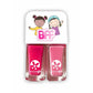 Suncoat BFF DUO Kids Water-Based Peel-Off Nail Polish 2-Pack, Odourless, Made in Canada, 10 Colour Duos - Pinkies