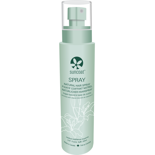 Suncoat Fragrance Free Natural Hair Spray, Sugar-Based, Alcohol-Free, Vegan, 200ml